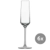 Schott Zwiesel Sektglas 6er-Set Pure Mit Moussierpunkt 7